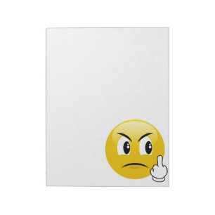 Middle Finger Emoji Notepad