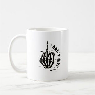Middle Finger Skeleton  Coffee Mug