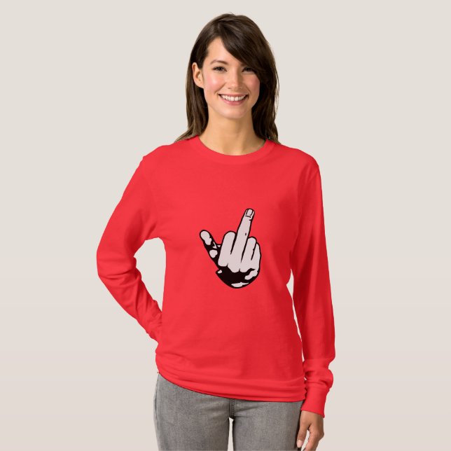 Middle finger T-Shirt (Front Full)