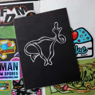 Middle Finger Uterus Pro-choice Postcard