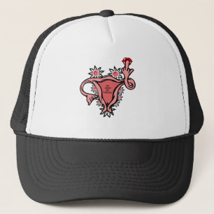 middle finger uterus protect roe v. wade trucker hat