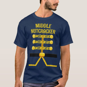 MIDDLE Nutcracker Matching Family Christmas T-Shirt