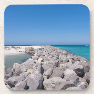 Middle Of Shell Island Jetty Coaster Set