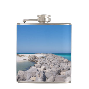 Middle Of Shell Island Jetty Flask