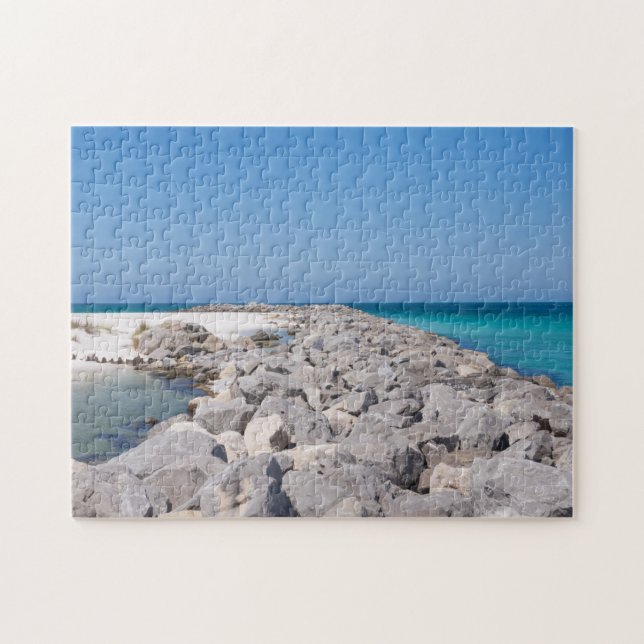 Middle Of Shell Island Jetty Jigsaw Puzzle (Horizontal)