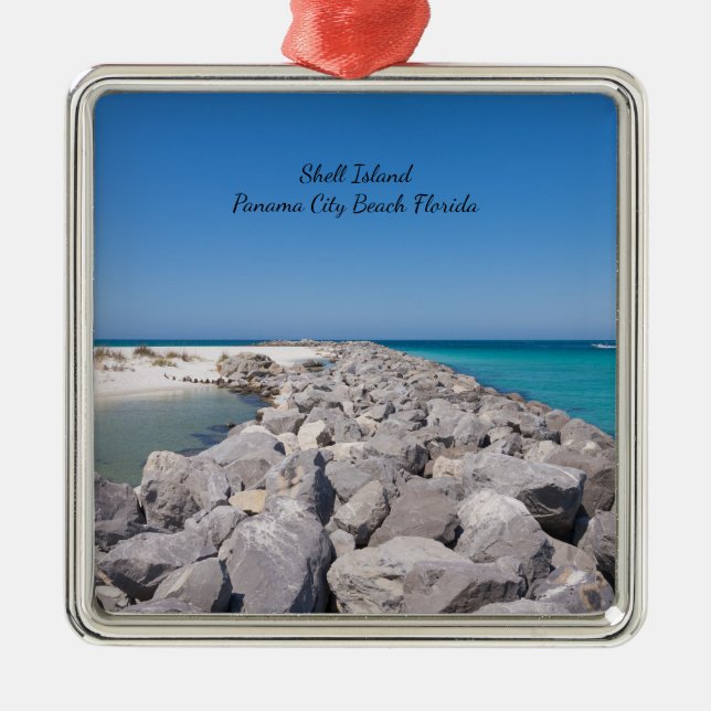 Middle Of Shell Island Jetty Ornament Souvenir (Front)