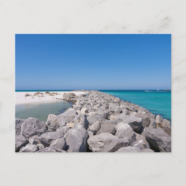 Middle Of Shell Island Jetty Postcard (Front)