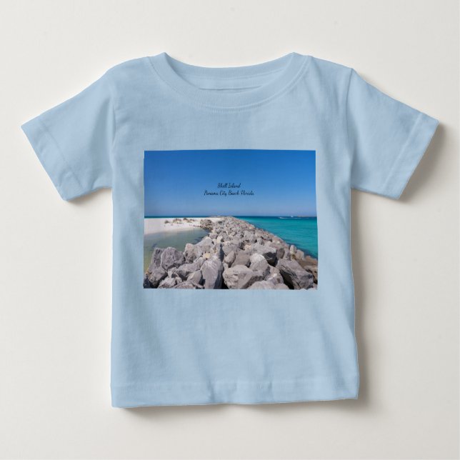 Middle Of Shell Island Jetty Toddler T-shirt (Front)
