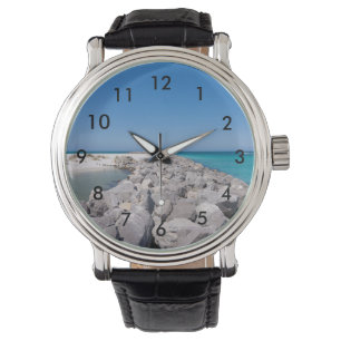 Middle Of Shell Island Jetty Wrist Watch
