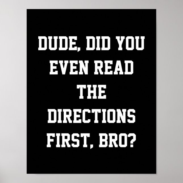 Middle School Classroom Decor Slang Poster (Front)