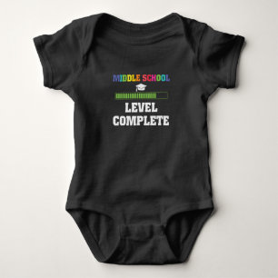 Middle School Graduation Level Complete Student Baby Bodysuit