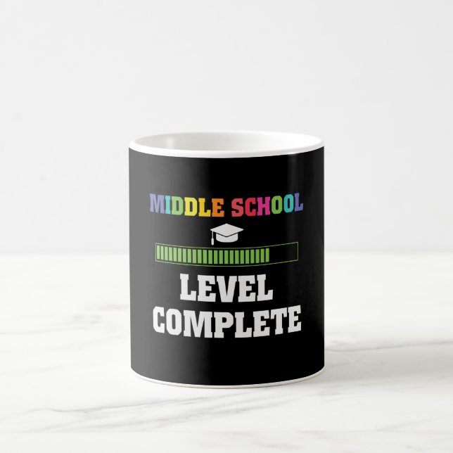 Middle School Graduation Level Complete Student  Coffee Mug (Center)
