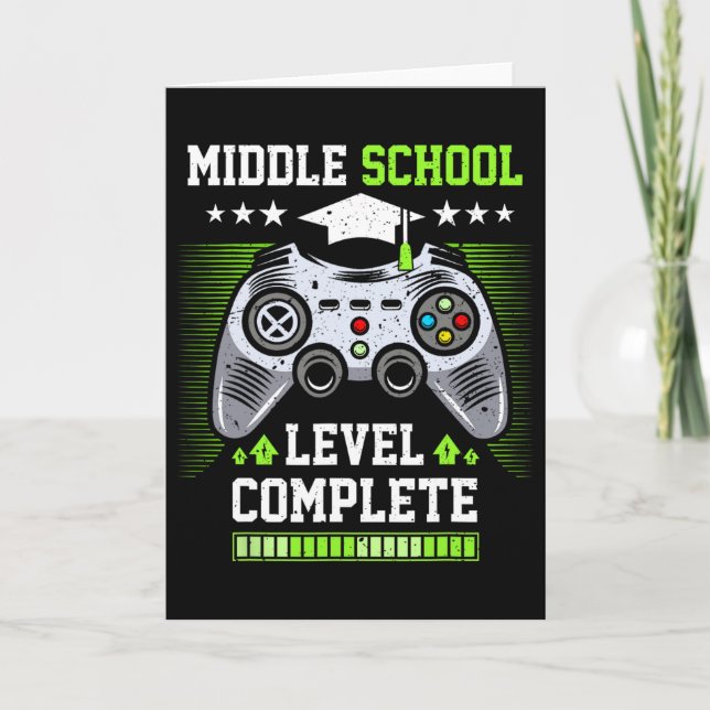 Middle School Level Complete Graduation Cl 2025 Ga Card (Front)