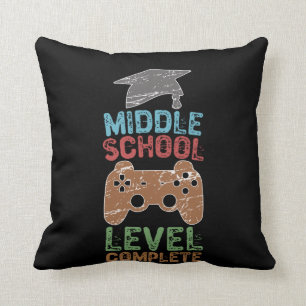 Middle School Level Complete - Graduation Gift Cushion