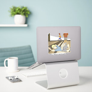 Middle School Mile Custom Cut Sticker