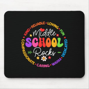 Middle School Rocks Back To School For Teacher  Mouse Pad