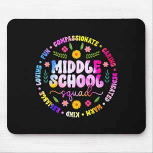 Middle school squad middle school teacher team mouse pad
