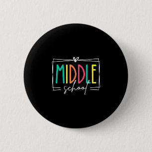Middle school squad teacher dream team student 6 cm round badge