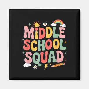 Middle school squad teacher teaching kids educator magnet