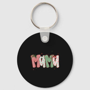 Middle School Teacher Christmas Stamp Bow Middle S Key Ring