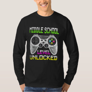 Middle school Unlocked FOR GAMER 1ST DAY OF SCHOOL T-Shirt