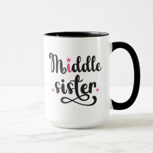 Middle Sister, Cute Stars Mug