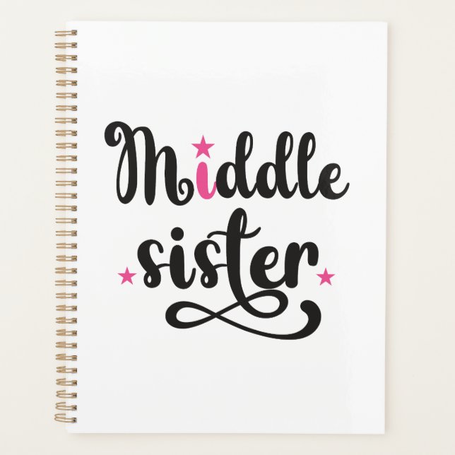 Middle Sister, Cute Stars Planner (Front)