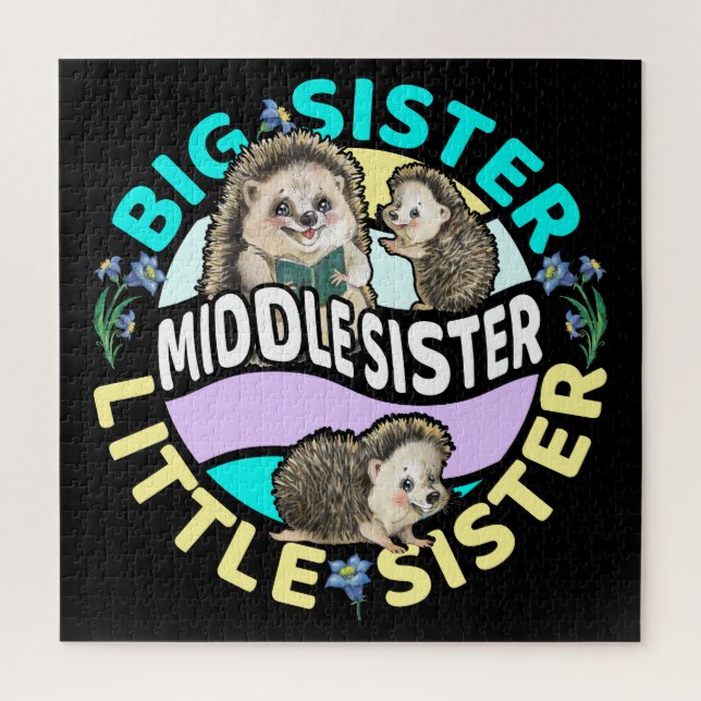 Middle Sister is a Big and Little Sister  Jigsaw Puzzle (Vertical)