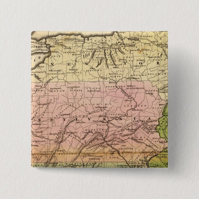 Middle States 15 Cm Square Badge (Front)
