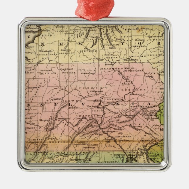 Middle States Metal Ornament (Front)