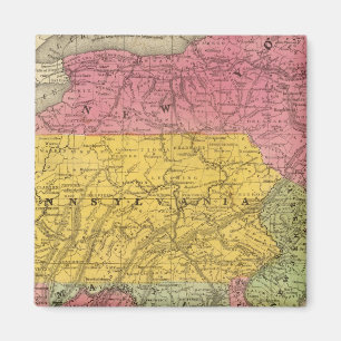 Middle States, USA Magnet