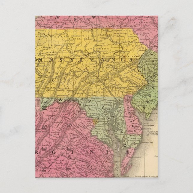 Middle States, USA Postcard (Front)