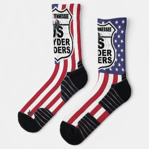 Middle Tennessee Chapter - Socks Logo US Flag