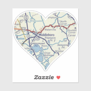 Middleboro MA Classic Map