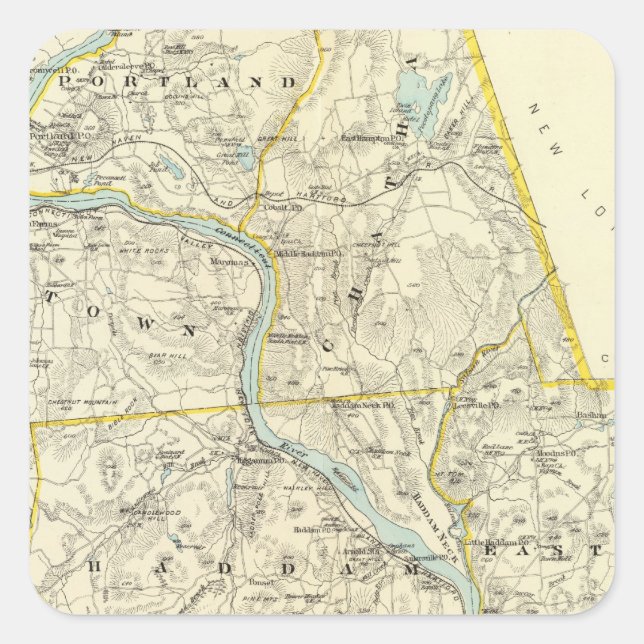 Middlesex Co N Square Sticker (Front)