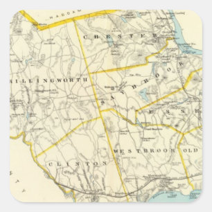 Middlesex Co S Square Sticker