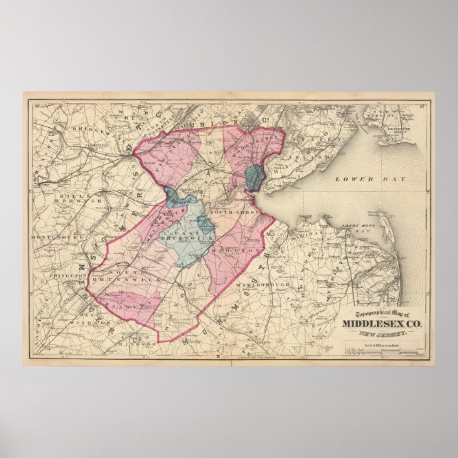 Middlesex County, NJ Poster (Front)