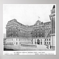 Middlesex Hospital Architects drawing