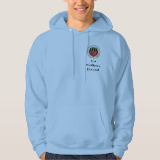 Middlesex Hospital Pale Blue Hoodie (badge+title)