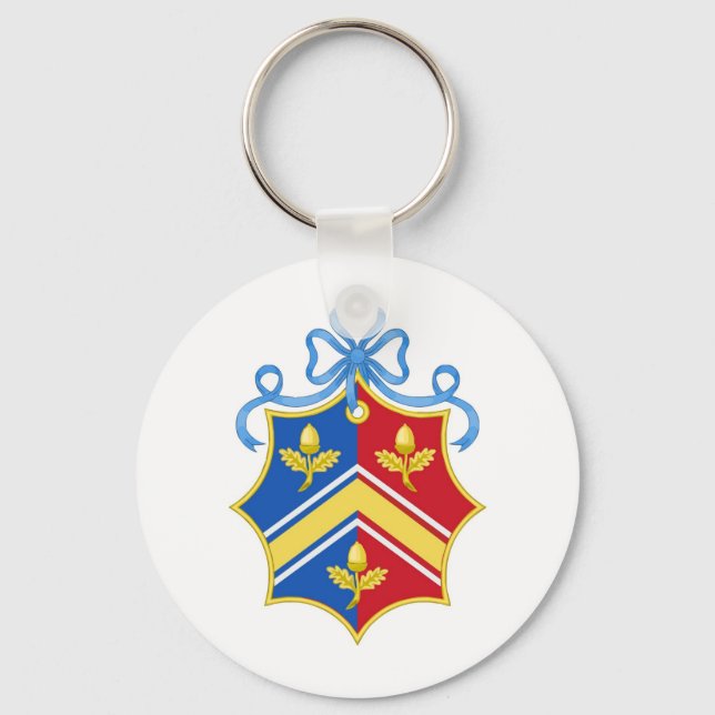Middleton Coat of Arms / Middleton Family Crest Key Ring (Front)