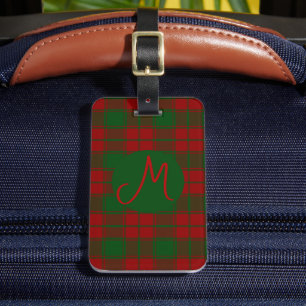Middleton Tartan Monogrammed Luggage Tag