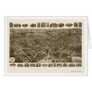 Middletown, NY Panoramic Map - 1921