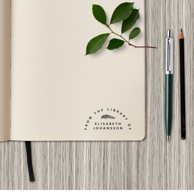 Midern Minimalist Frome the Library Botanical Rubber Stamp (Creator Uploaded)