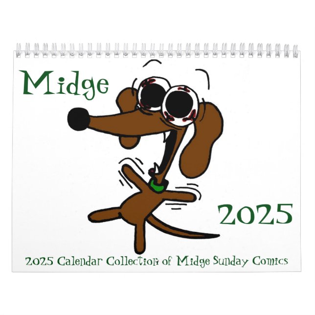 Midge 2025 'Sunday Comics' Calendar (Cover)