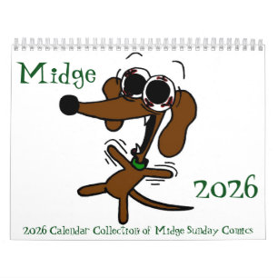 Midge 2026 'Sunday Comics' Calendar