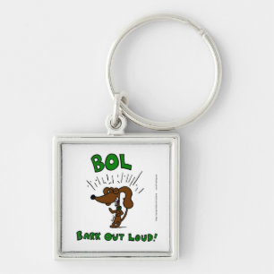 Midge "BOL Bark Out Loud" Keychain
