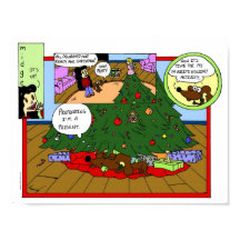 Midge "Christmas Tree Comic" Poster