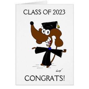 Midge 'Class of 2023' Customisable Graduation Card