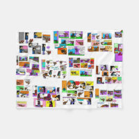 Midge Comics Fleece Blanket