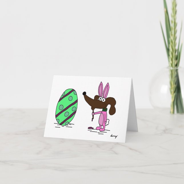 Midge Customisable Easter Card (Front)